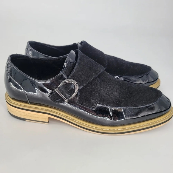 ZANZARA Courbet Cap Toe Casual Slip-on Loafers Oxford black Shoes for Men size 8 - Picture 2 of 14